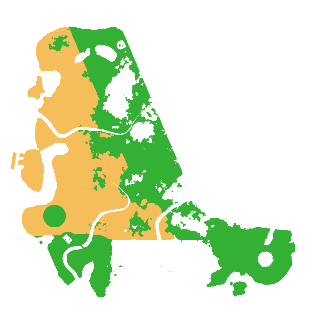Biome Rust Map: Procedural Map, Size: 3750, Seed: 179533