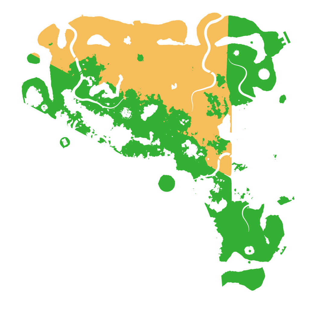 Biome Rust Map: Procedural Map, Size: 5000, Seed: 294932