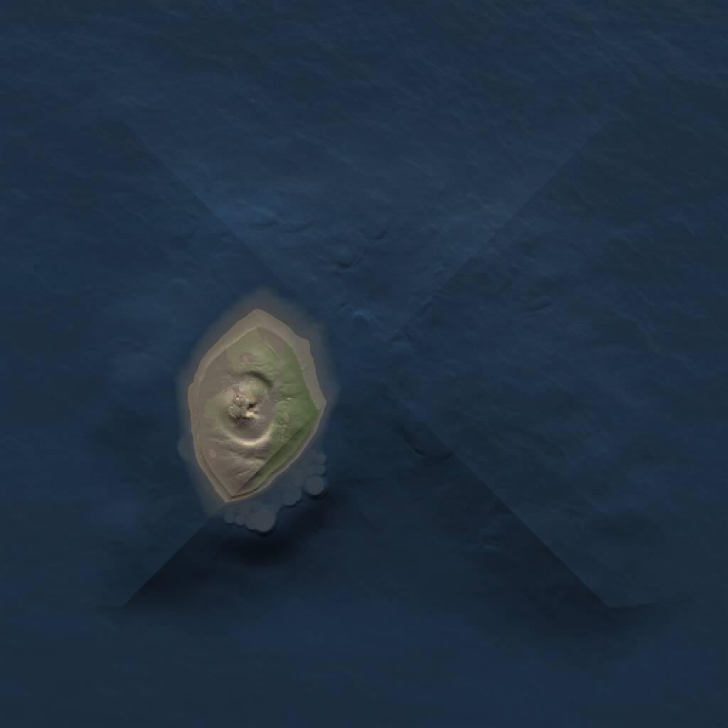 Rust Map: Procedural Map, Size: 1000, Seed: 64604516, 1 Monuments