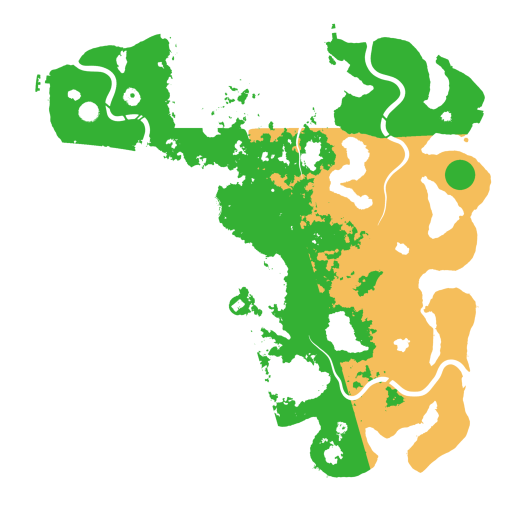 Biome Rust Map: Procedural Map, Size: 4500, Seed: 322046900
