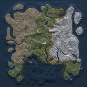 Thumbnail Rust Map: Procedural Map, Size: 4250, Seed: 789382163, 15 Monuments