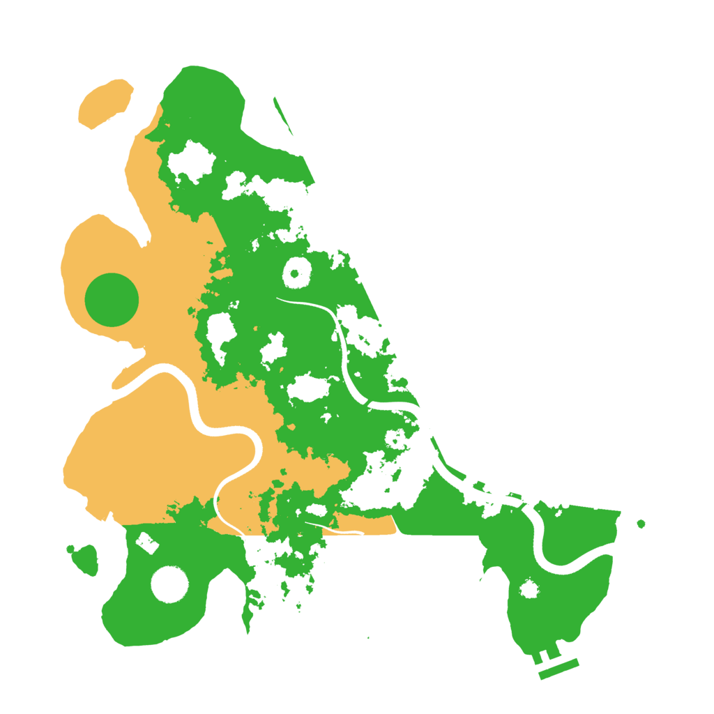 Biome Rust Map: Procedural Map, Size: 3500, Seed: 1102818241