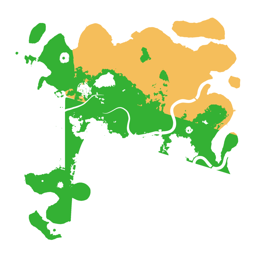 Biome Rust Map: Procedural Map, Size: 3800, Seed: 754645