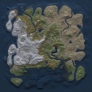 Thumbnail Rust Map: Procedural Map, Size: 4250, Seed: 46831553, 16 Monuments