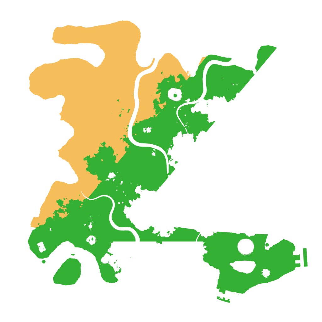 Biome Rust Map: Procedural Map, Size: 3550, Seed: 772652652