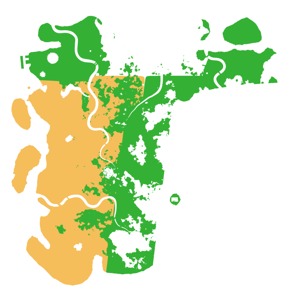 Biome Rust Map: Procedural Map, Size: 4800, Seed: 70500