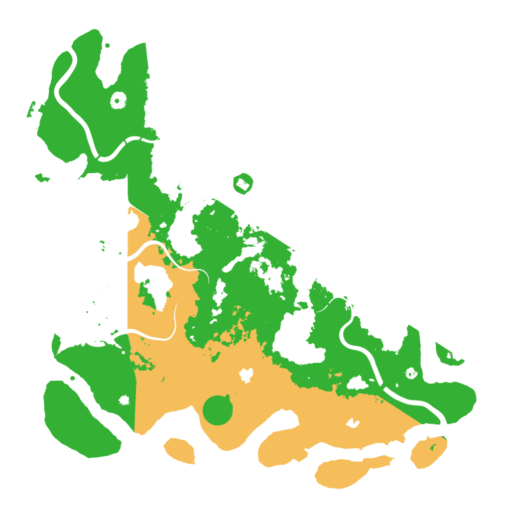 Biome Rust Map: Procedural Map, Size: 4500, Seed: 990641215