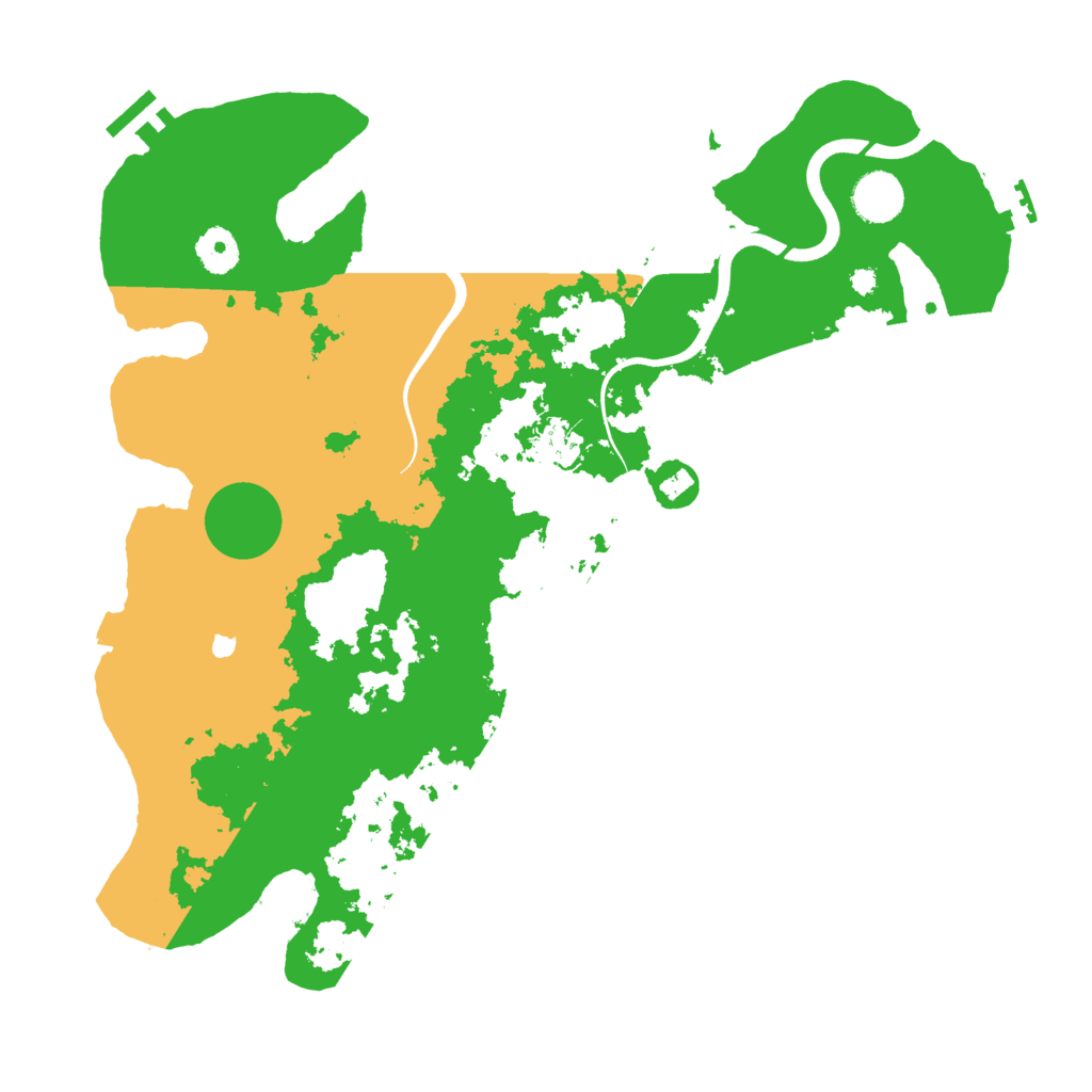 Biome Rust Map: Procedural Map, Size: 3750, Seed: 403996