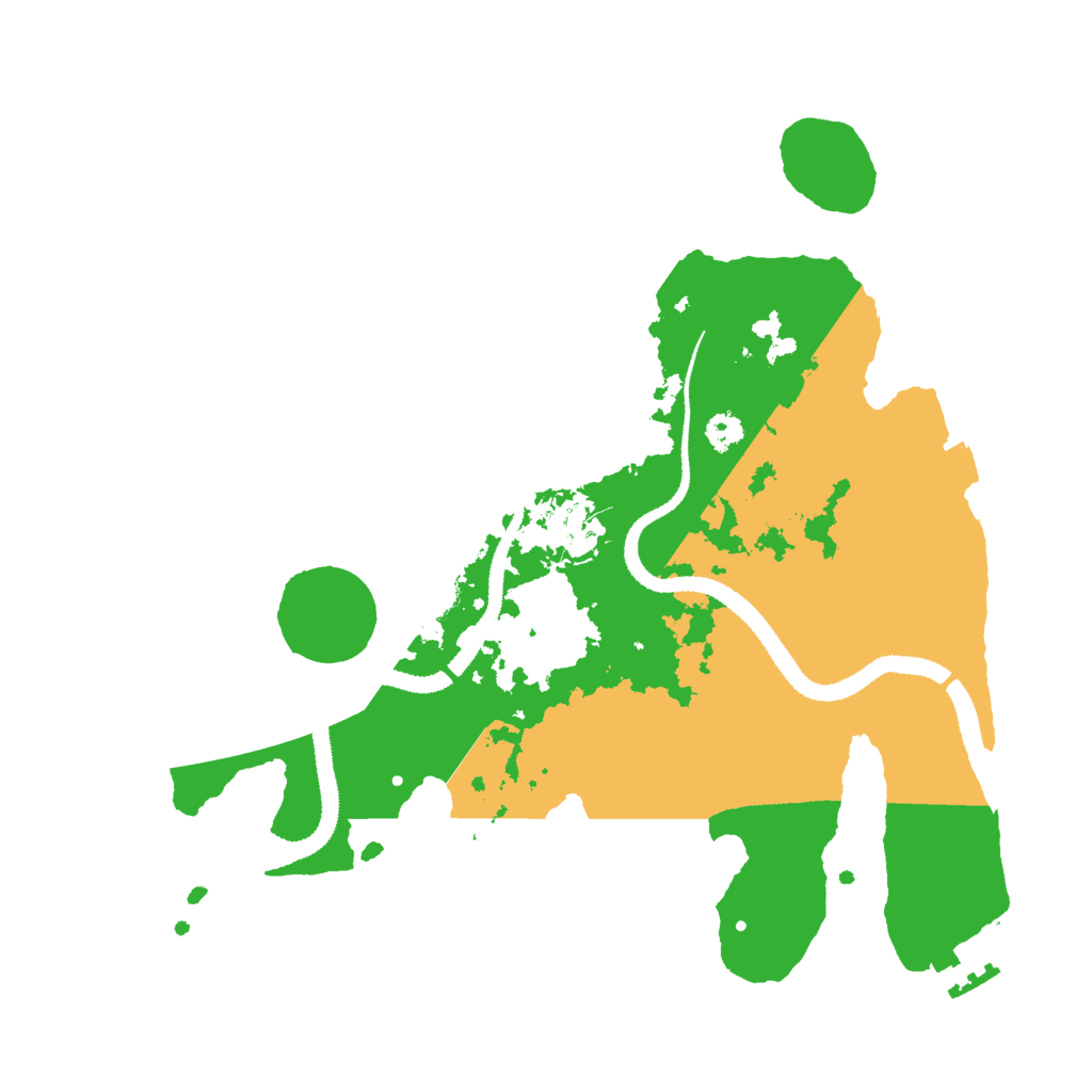 Biome Rust Map: Procedural Map, Size: 3000, Seed: 538277301