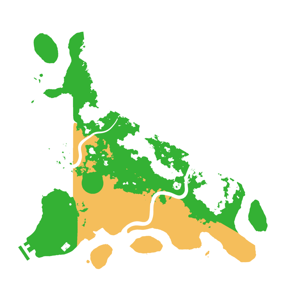 Biome Rust Map: Procedural Map, Size: 3634, Seed: 493705415