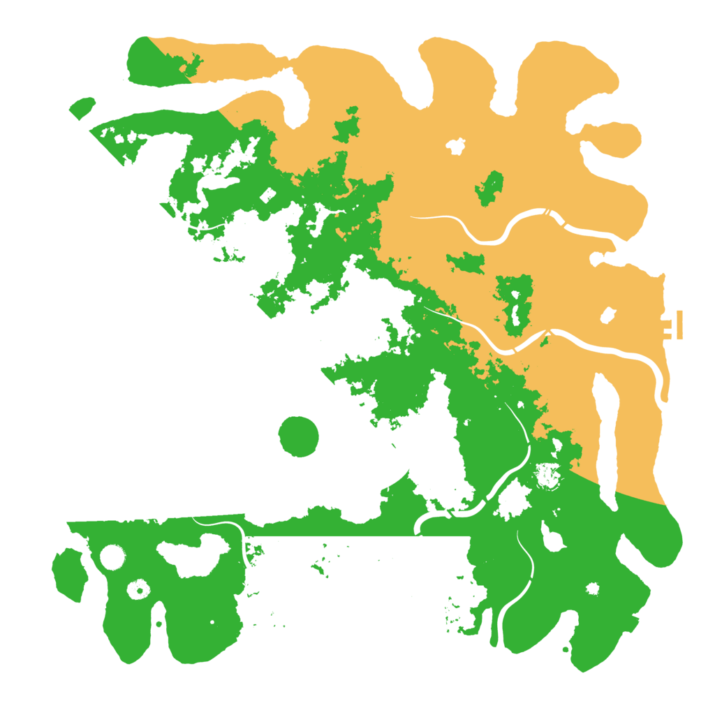Biome Rust Map: Procedural Map, Size: 5000, Seed: 633806226