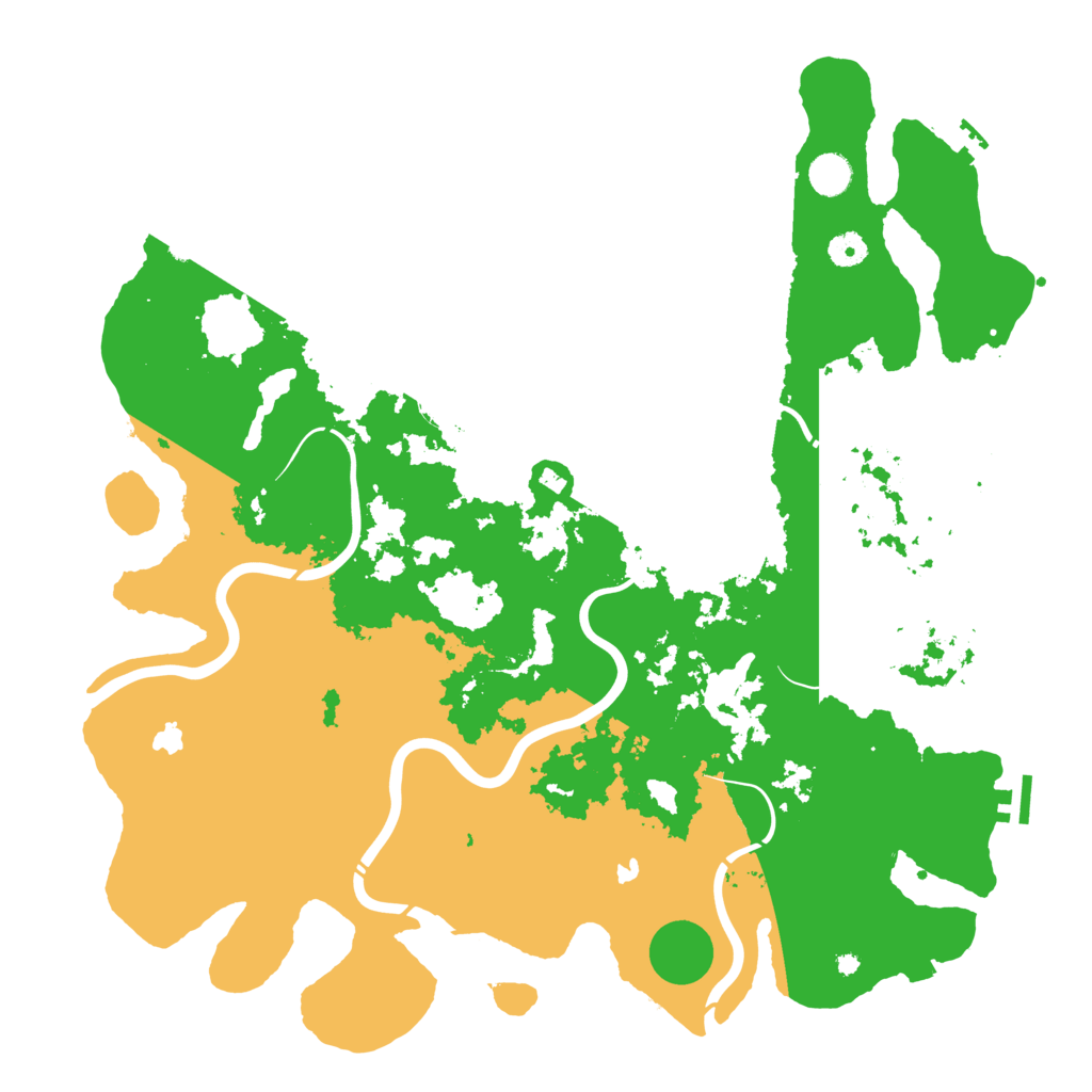 Biome Rust Map: Procedural Map, Size: 4500, Seed: 777662248
