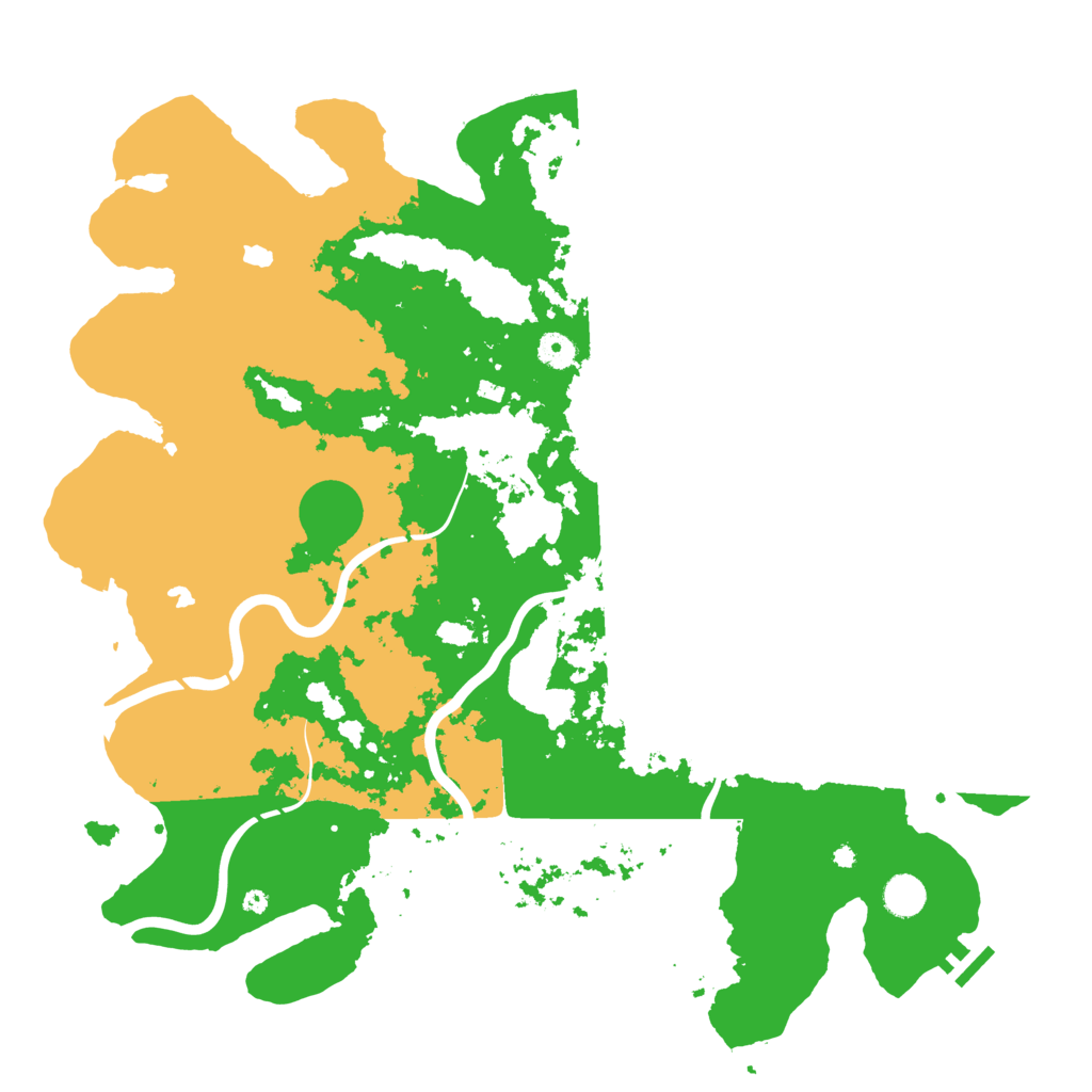 Biome Rust Map: Procedural Map, Size: 4500, Seed: 1418813529