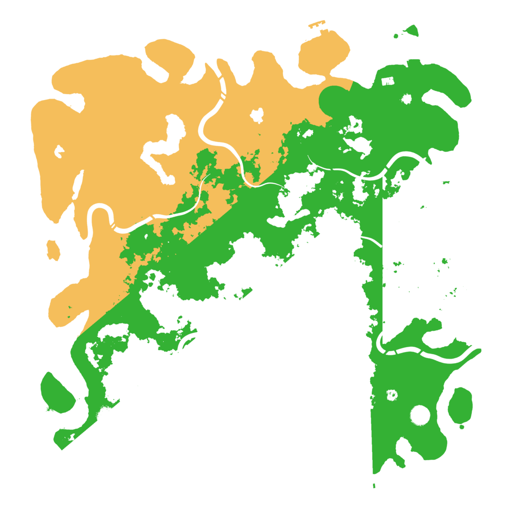 Biome Rust Map: Procedural Map, Size: 4500, Seed: 1533614091
