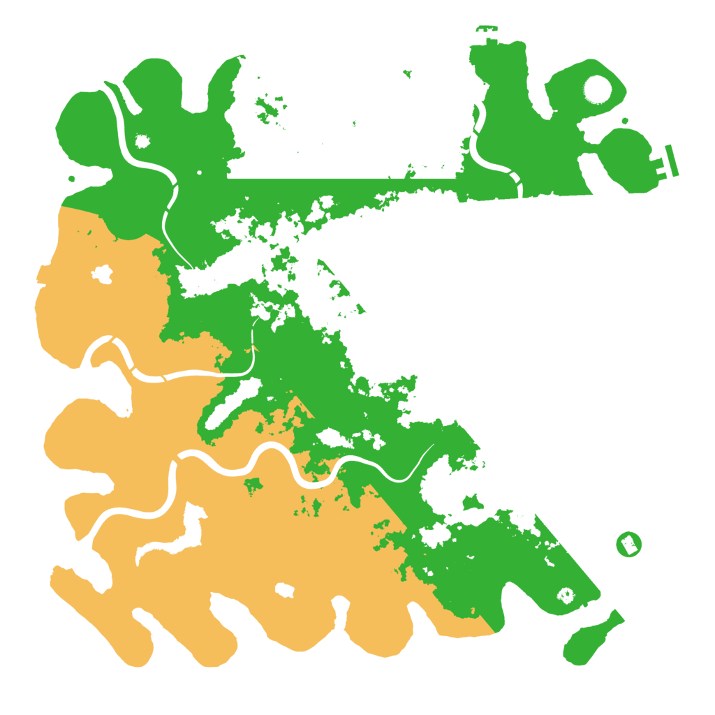 Biome Rust Map: Procedural Map, Size: 4500, Seed: 466788404