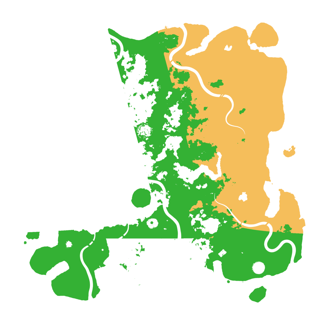 Biome Rust Map: Procedural Map, Size: 4500, Seed: 1180877558