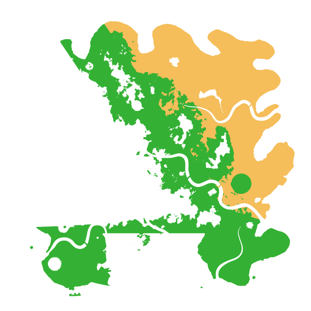 Biome Rust Map: Procedural Map, Size: 4111, Seed: 43528