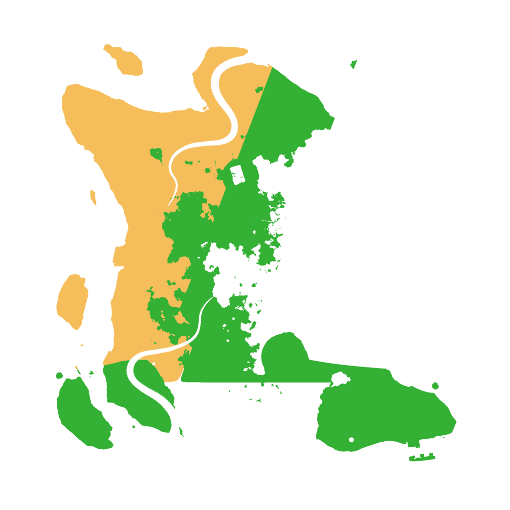 Biome Rust Map: Procedural Map, Size: 3000, Seed: 94873