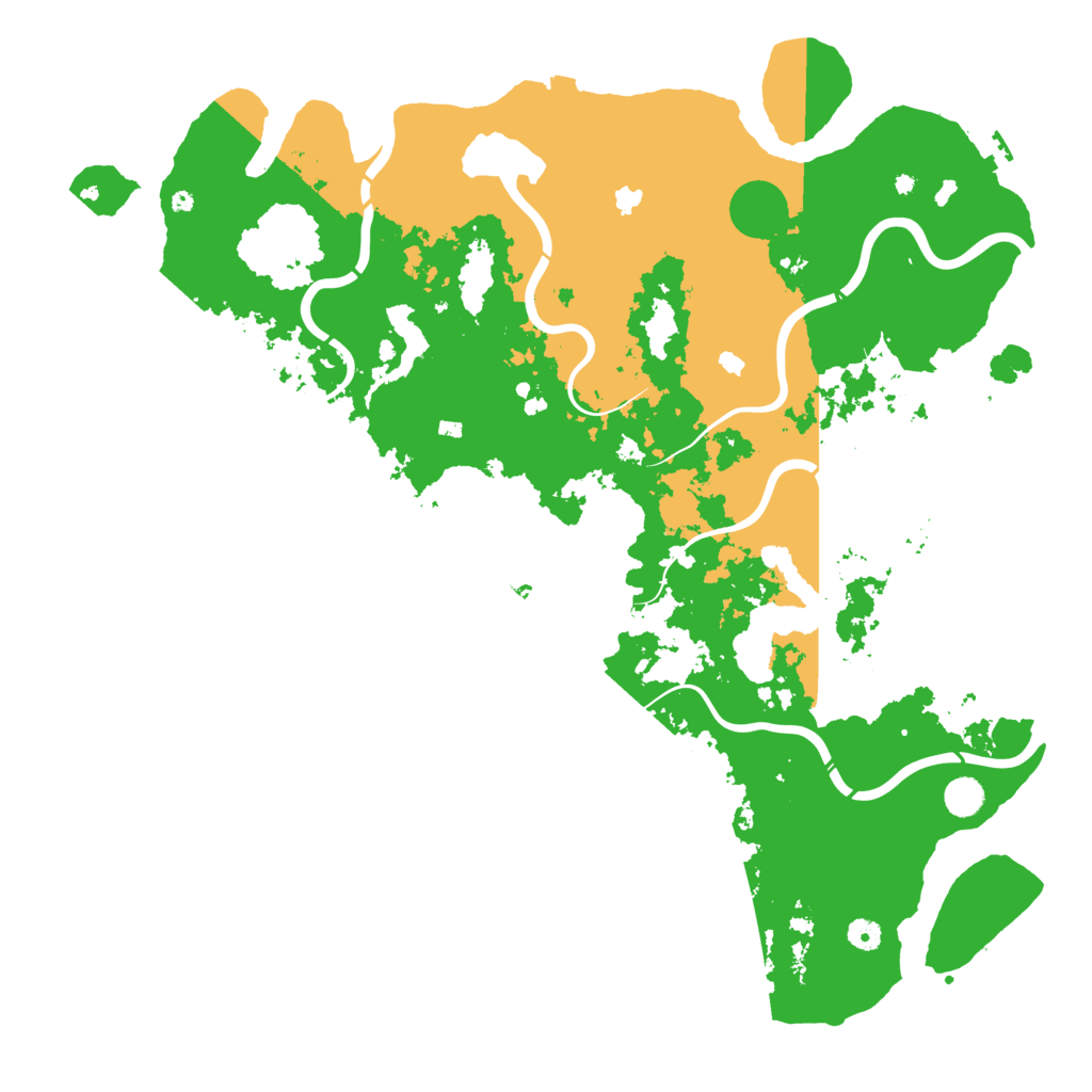 Biome Rust Map: Procedural Map, Size: 5000, Seed: 134242424