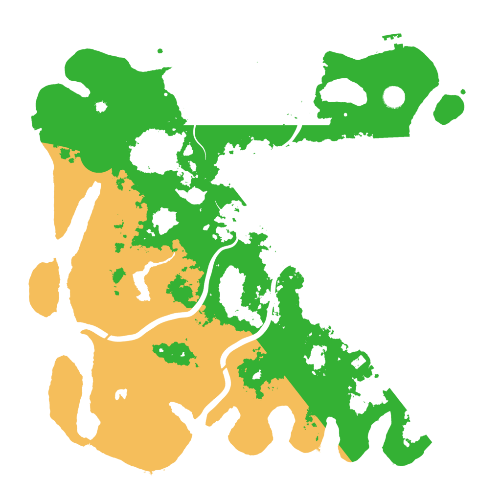 Biome Rust Map: Procedural Map, Size: 4000, Seed: 27388891