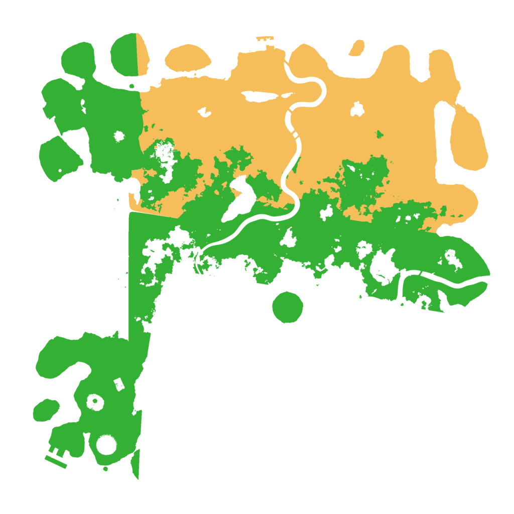 Biome Rust Map: Procedural Map, Size: 4500, Seed: 950706282