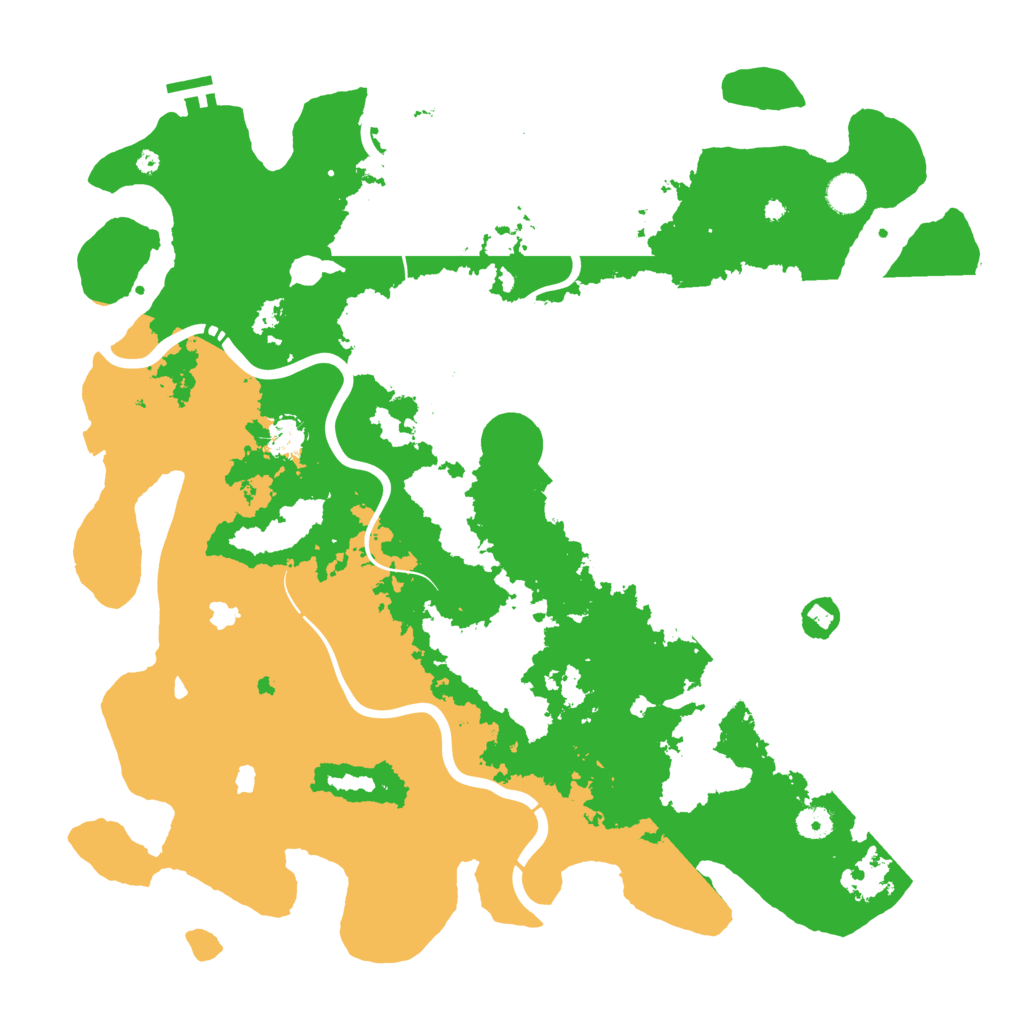 Biome Rust Map: Procedural Map, Size: 4500, Seed: 524550830