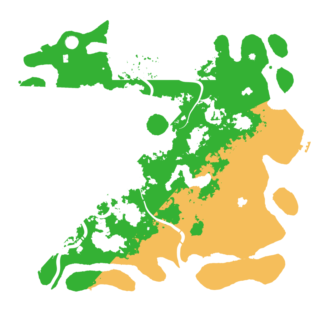 Biome Rust Map: Procedural Map, Size: 4250, Seed: 764423741