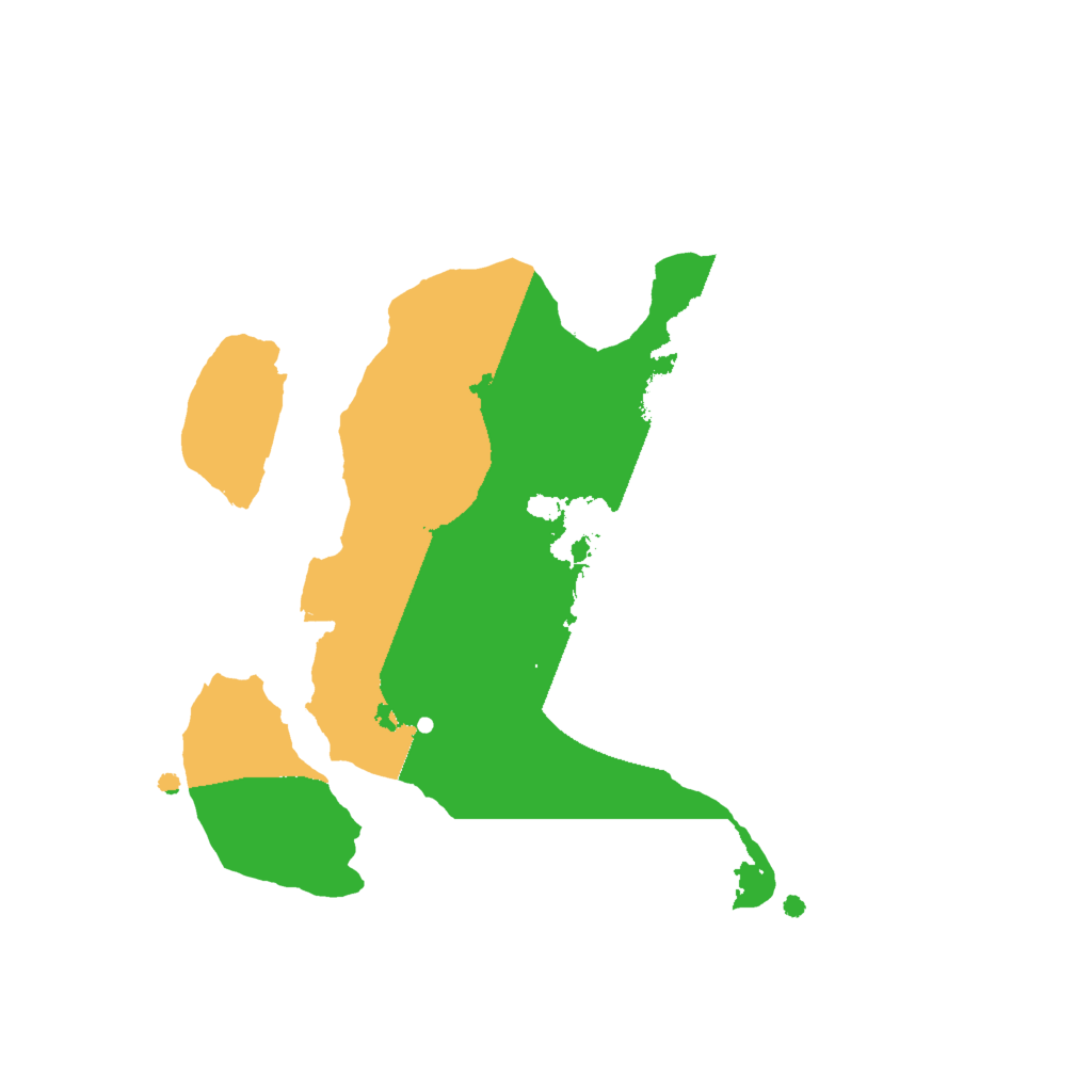 Biome Rust Map: Procedural Map, Size: 2000, Seed: 94873