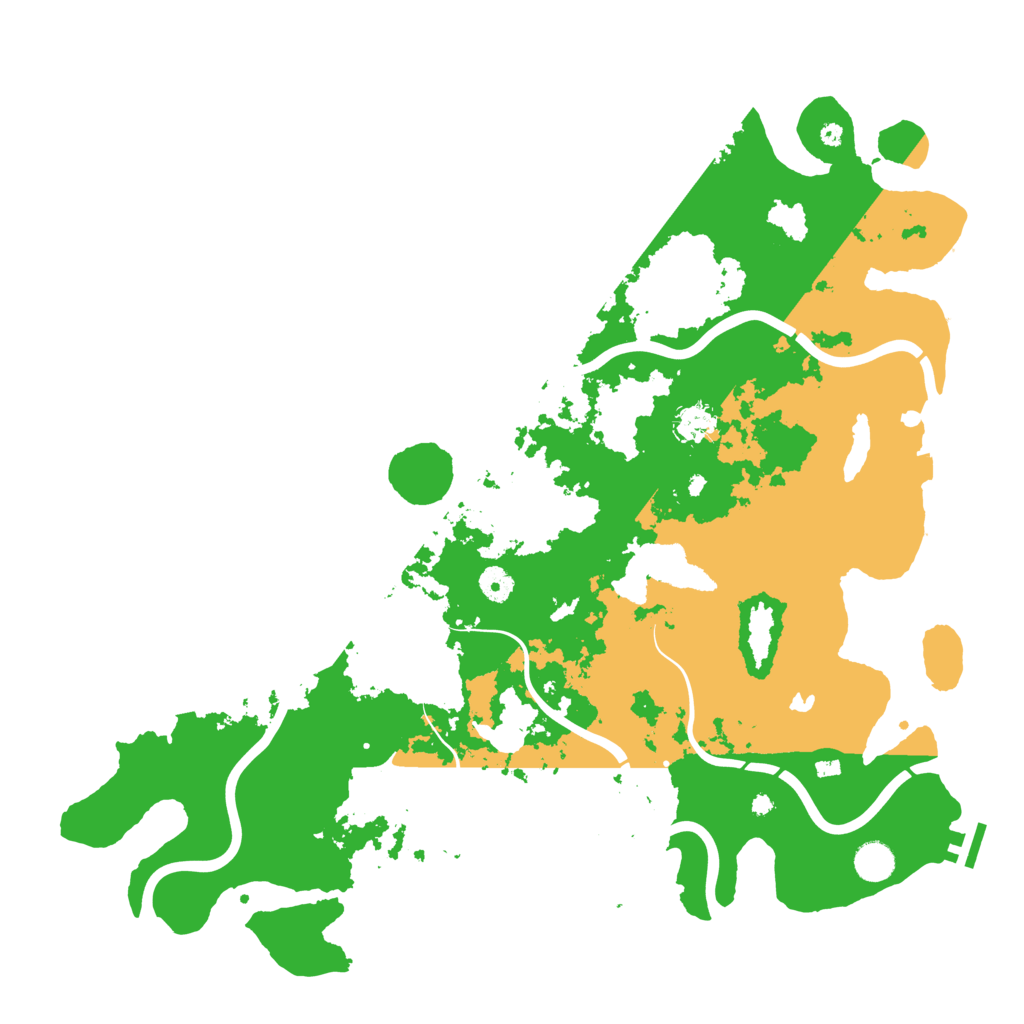 Biome Rust Map: Procedural Map, Size: 4500, Seed: 484618648