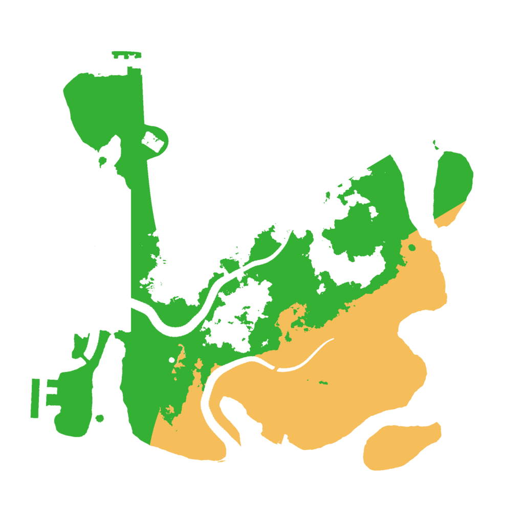 Biome Rust Map: Procedural Map, Size: 2700, Seed: 981487448