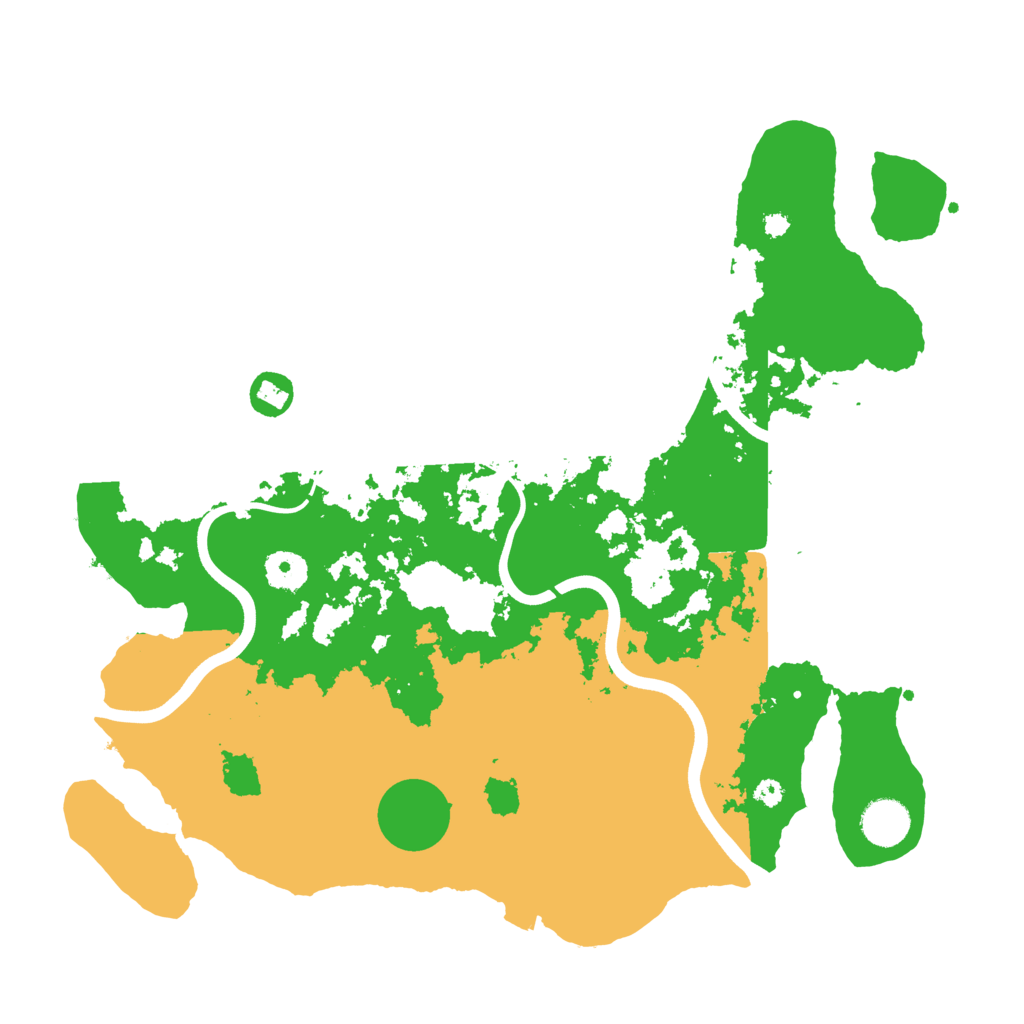 Biome Rust Map: Procedural Map, Size: 3750, Seed: 45112