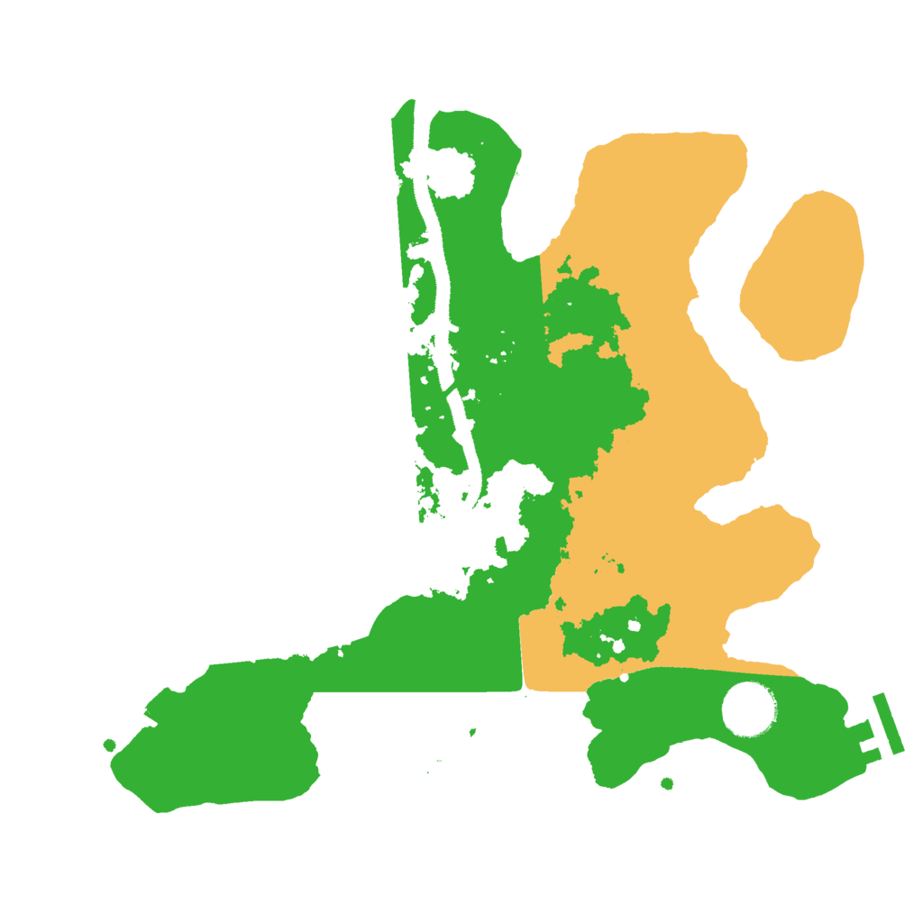 Biome Rust Map: Procedural Map, Size: 3000, Seed: 4654456