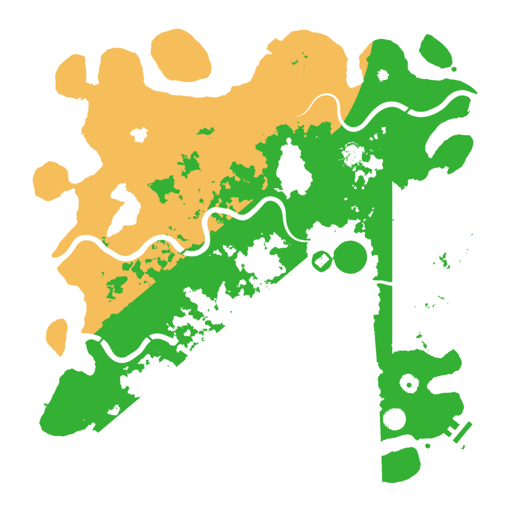 Biome Rust Map: Procedural Map, Size: 4200, Seed: 117280476