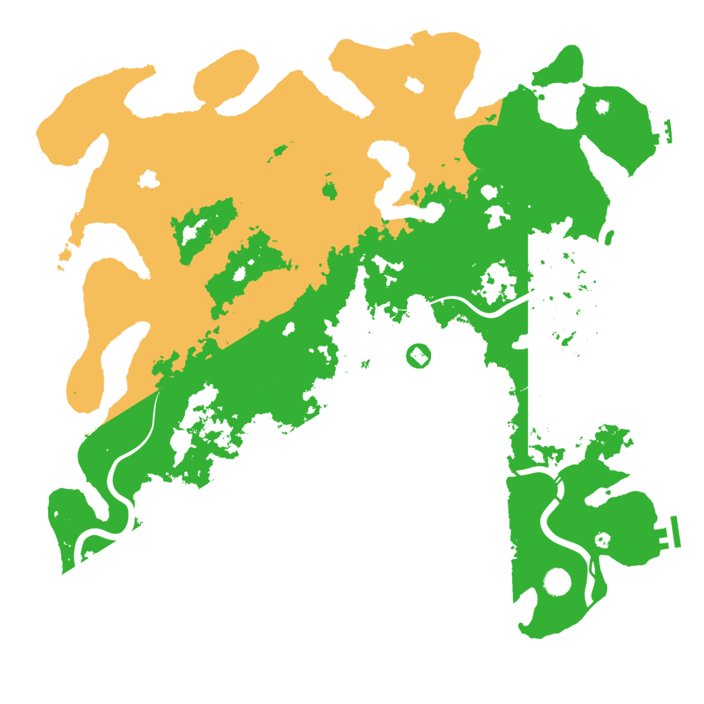 Biome Rust Map: Procedural Map, Size: 4500, Seed: 1319885548