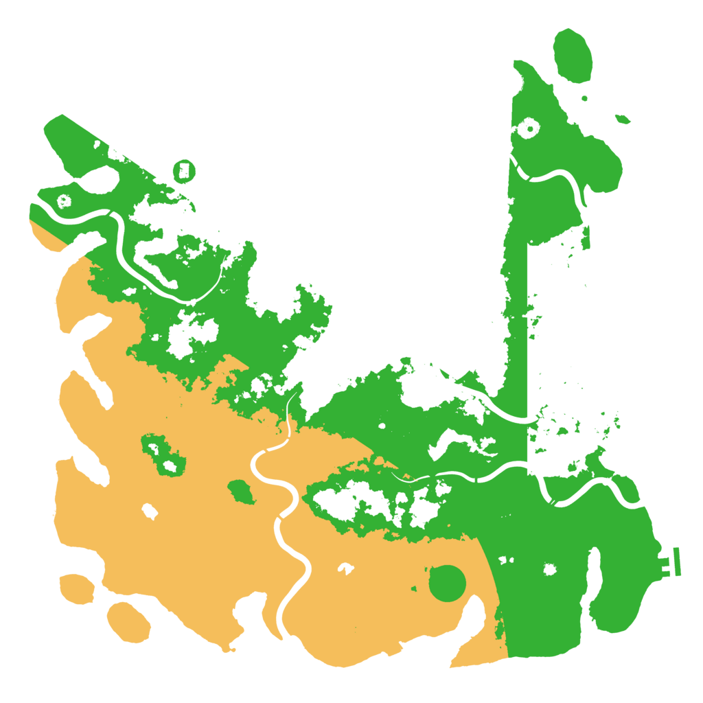 Biome Rust Map: Procedural Map, Size: 5000, Seed: 2038866304