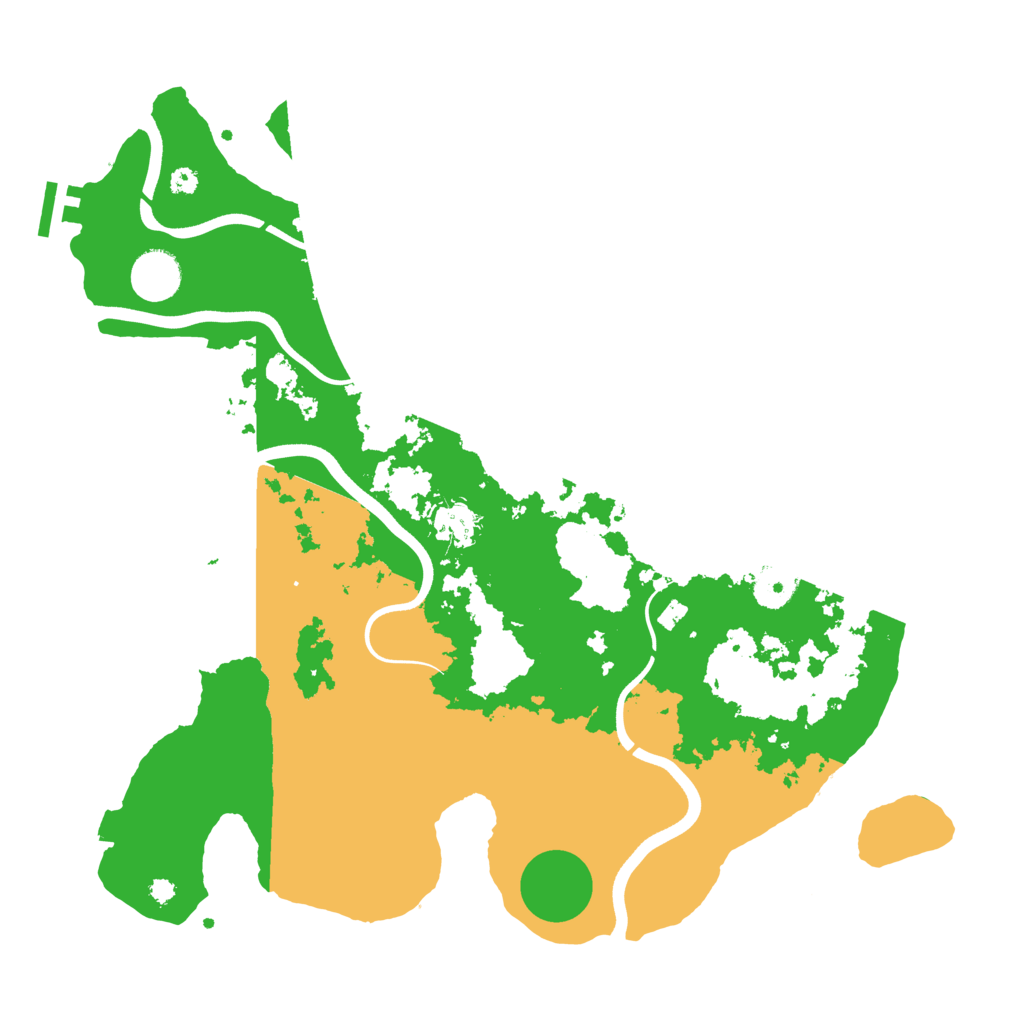 Biome Rust Map: Procedural Map, Size: 3750, Seed: 867840567