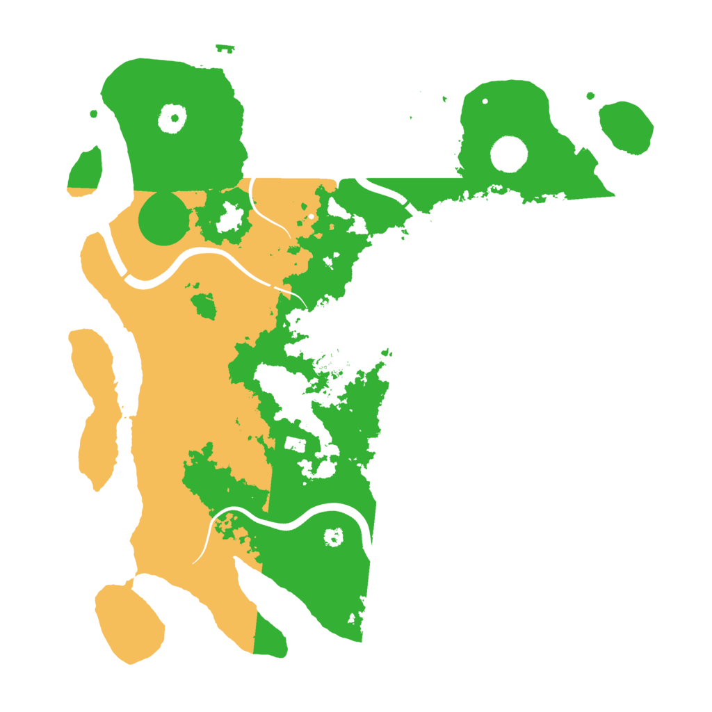 Biome Rust Map: Procedural Map, Size: 3700, Seed: 1460851685