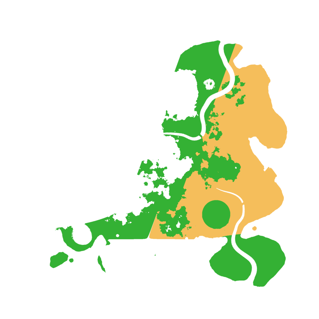 Biome Rust Map: Procedural Map, Size: 3000, Seed: 27712
