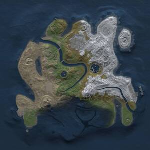 Thumbnail Rust Map: Procedural Map, Size: 2500, Seed: 1902580852, 8 Monuments