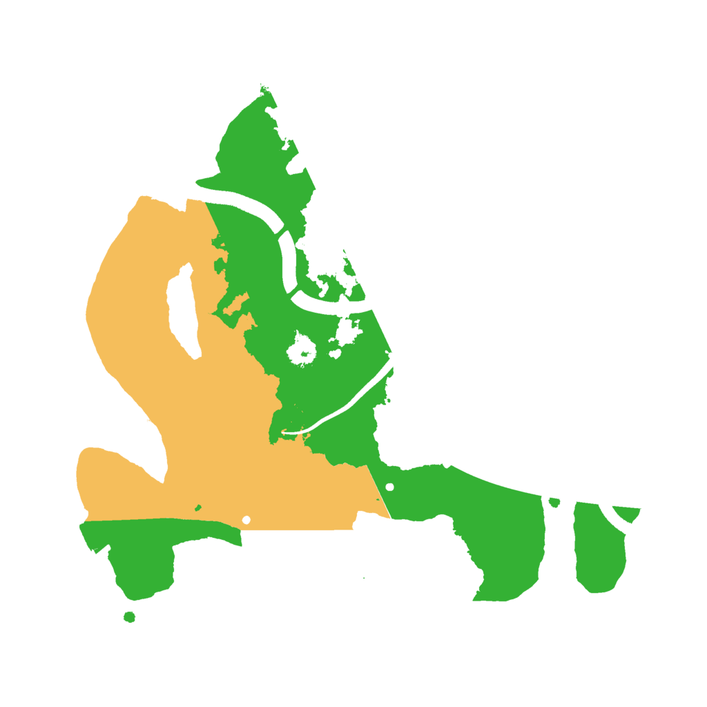 Biome Rust Map: Procedural Map, Size: 2500, Seed: 1902580852