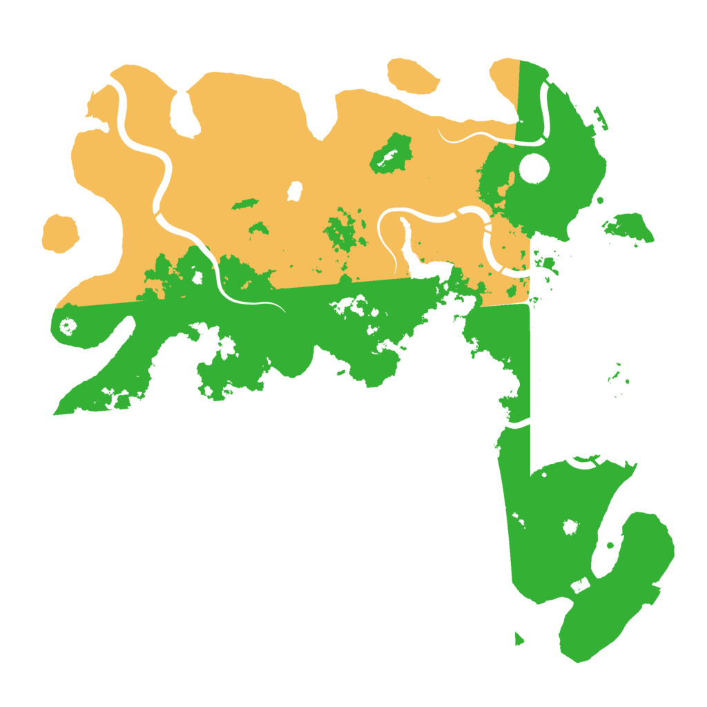 Biome Rust Map: Procedural Map, Size: 4300, Seed: 351776652