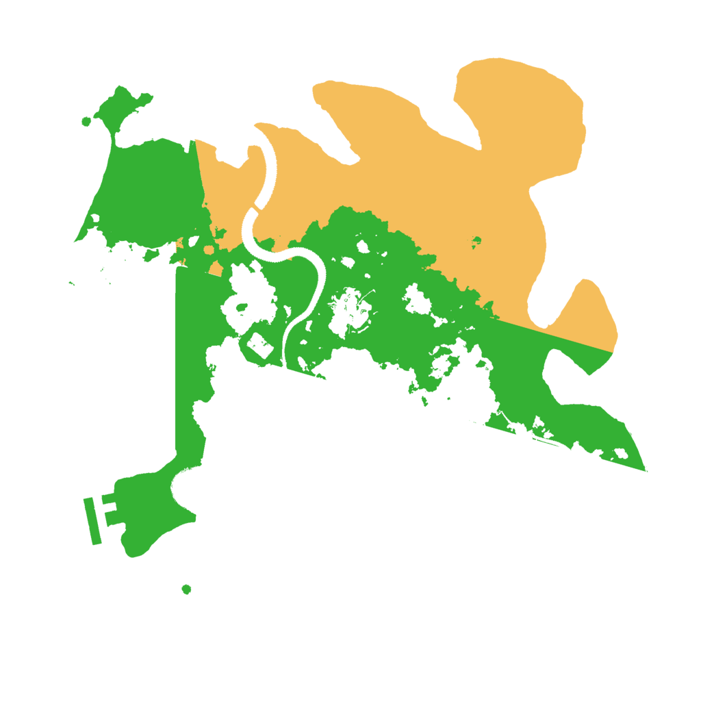 Biome Rust Map: Procedural Map, Size: 3000, Seed: 296826004