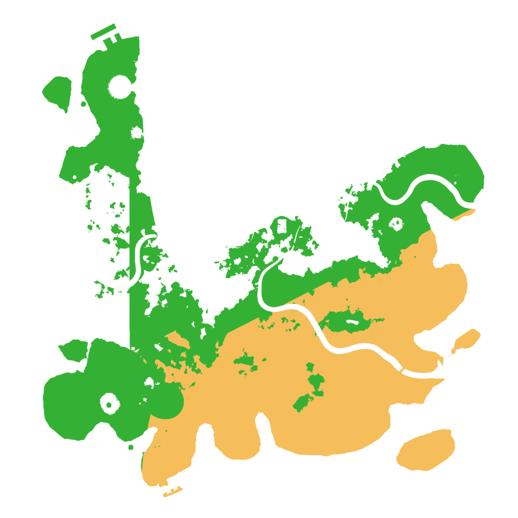 Biome Rust Map: Procedural Map, Size: 3900, Seed: 1798091538