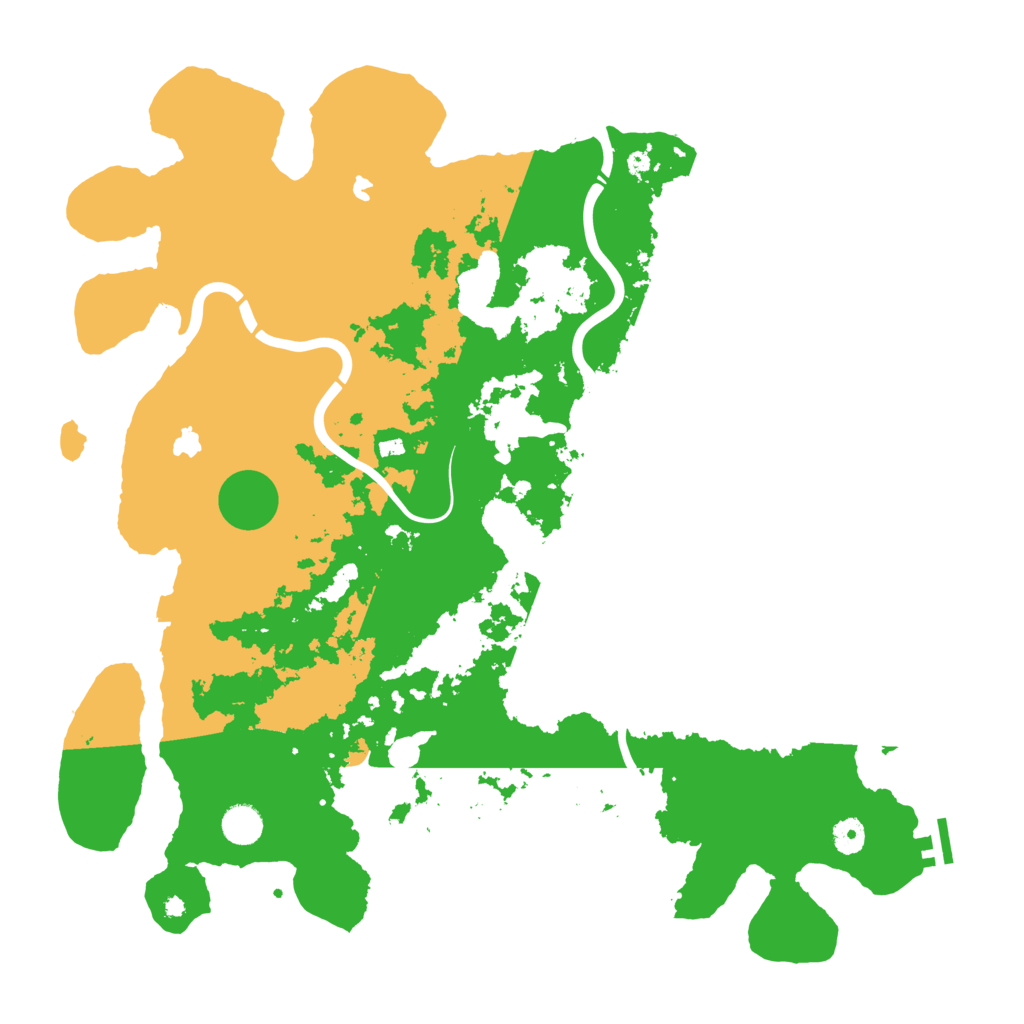 Biome Rust Map: Procedural Map, Size: 4500, Seed: 12844263
