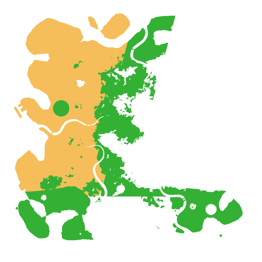 Biome Rust Map: Procedural Map, Size: 4250, Seed: 779557767