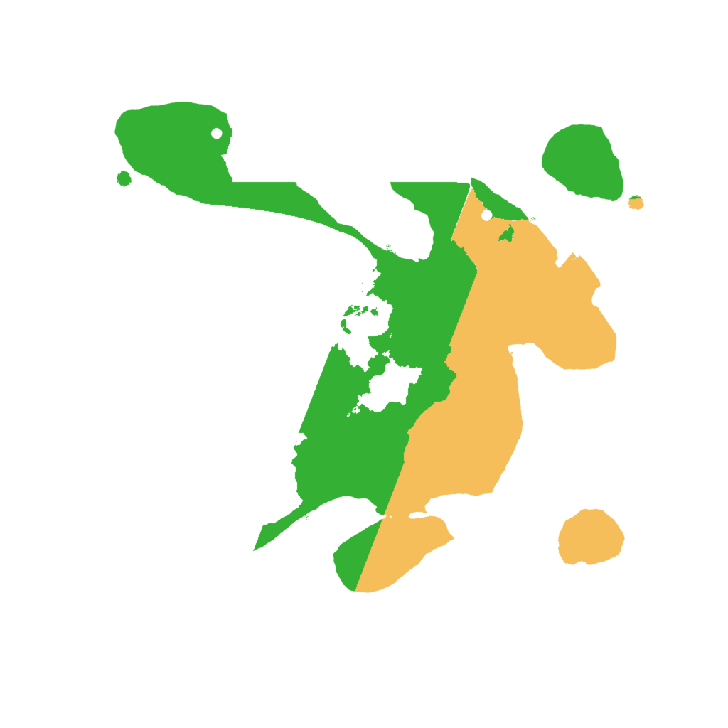 Biome Rust Map: Procedural Map, Size: 2000, Seed: 45770