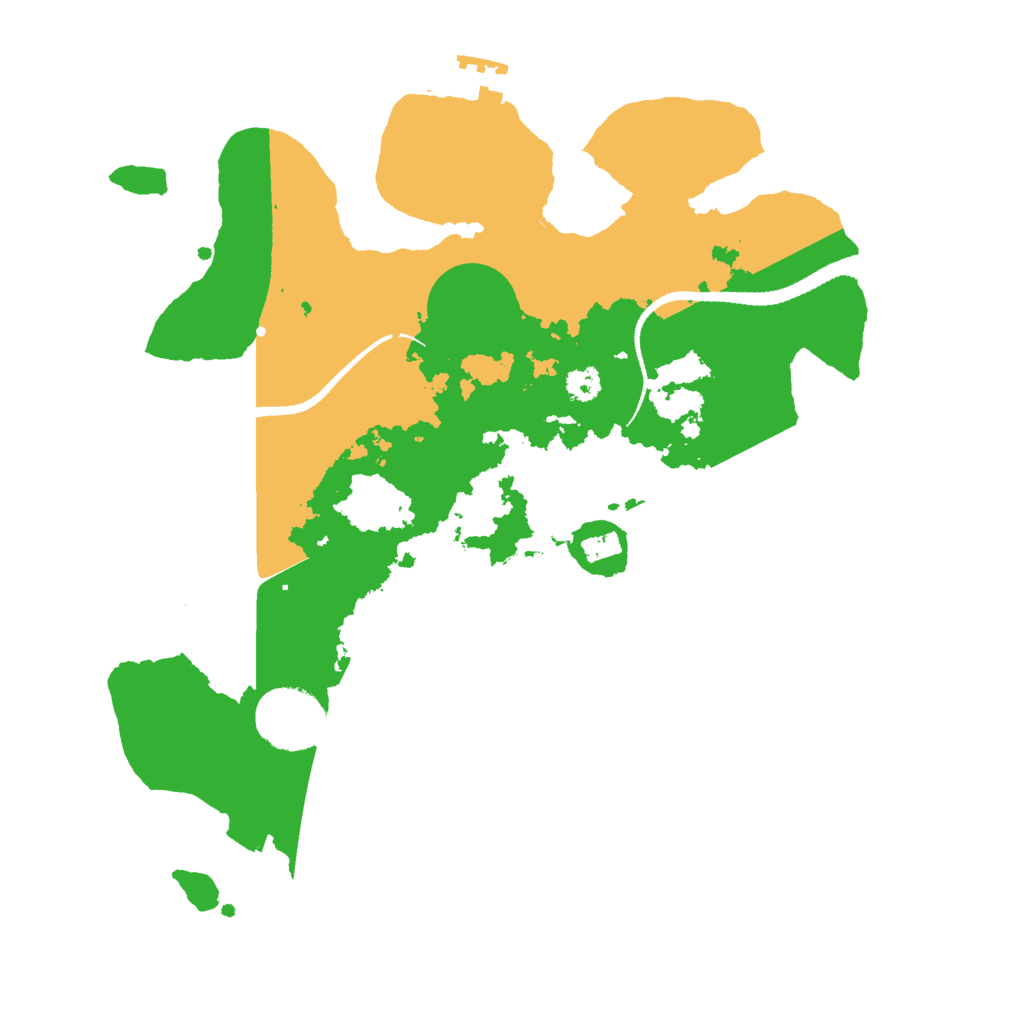 Biome Rust Map: Procedural Map, Size: 3000, Seed: 1871360772