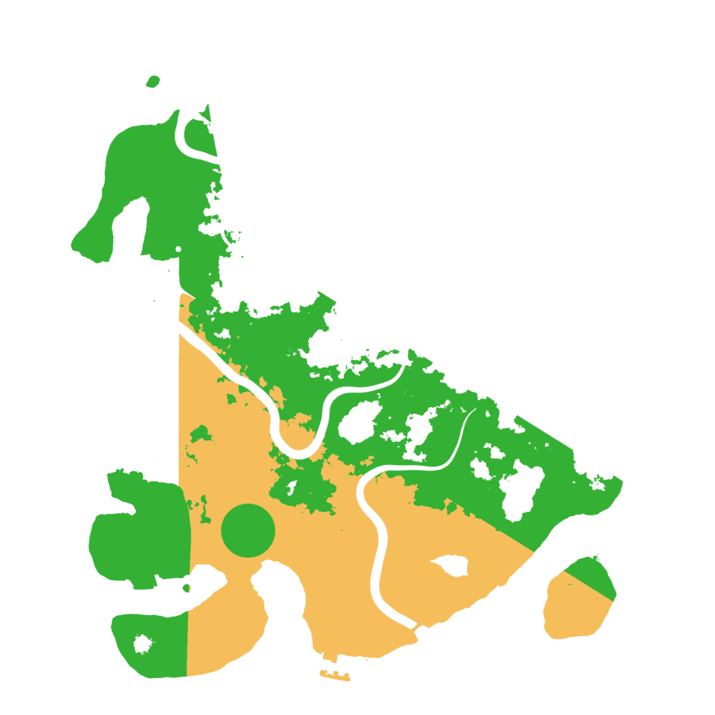 Biome Rust Map: Procedural Map, Size: 3500, Seed: 1766913180