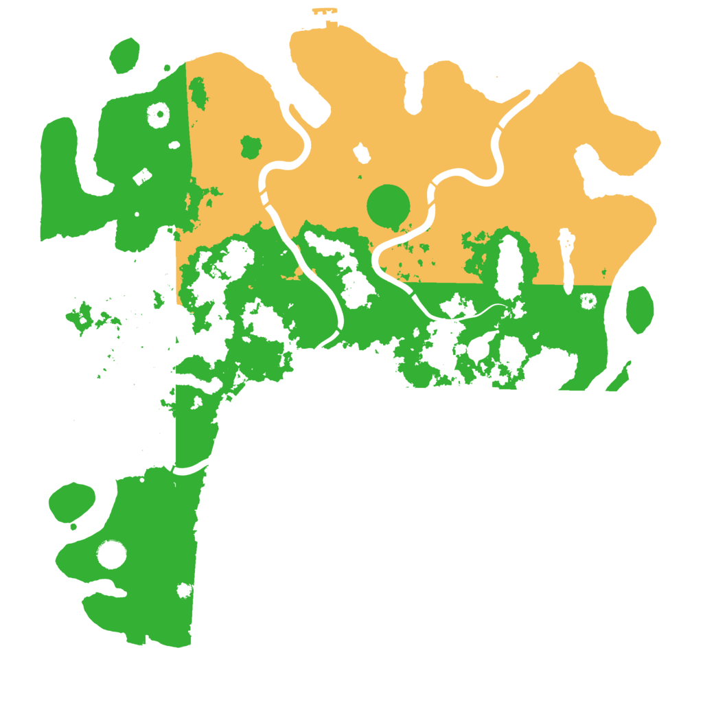 Biome Rust Map: Procedural Map, Size: 4300, Seed: 1214596