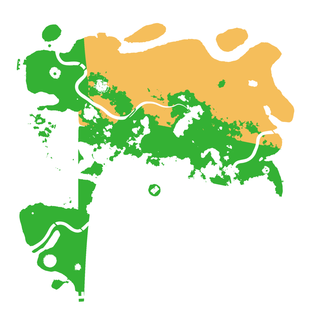Biome Rust Map: Procedural Map, Size: 4250, Seed: 455838045
